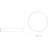 Светильник светодиодный потолочный JAZZWAY PPB SCANDIC-R 90W DIM 3000-6500K WH/W IP20 5036994