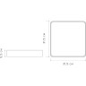 Светильник светодиодный потолочный JAZZWAY PPB SCANDIC-S 24W 4000K GR/W IP20 5037359