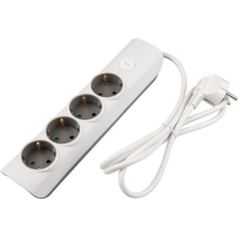 Удлинитель JAZZWAY ET-04-140W 5051799 4х1.4м с заземлением с выключателем